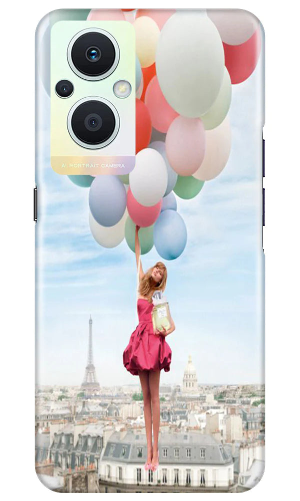 Girl with Baloon Case for Oppo F21 Pro 5G