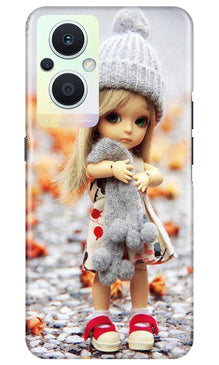 Cute Doll Mobile Back Case for Oppo F21 Pro 5G (Design - 93)