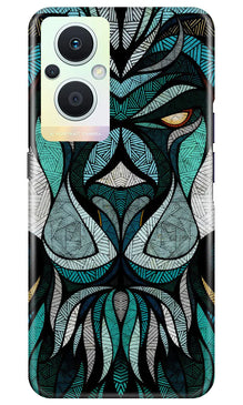 Lion Mobile Back Case for Oppo F21 Pro 5G (Design - 97)