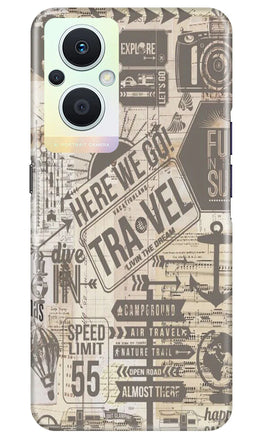 Travel Case for Oppo F21 Pro 5G(Design - 104)