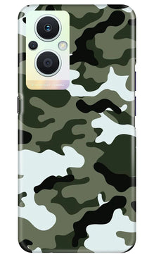 Army Camouflage Mobile Back Case for Oppo F21 Pro 5G  (Design - 108)