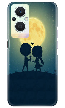 Love Couple Mobile Back Case for Oppo F21 Pro 5G  (Design - 109)