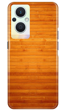 Wooden Look Mobile Back Case for Oppo F21 Pro 5G  (Design - 111)