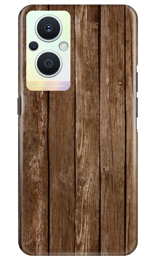 Wooden Look Case for Oppo F21 Pro 5G  (Design - 112)