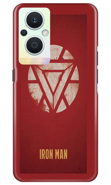 Iron Man Superhero Mobile Back Case for Oppo F21 Pro 5G  (Design - 115)