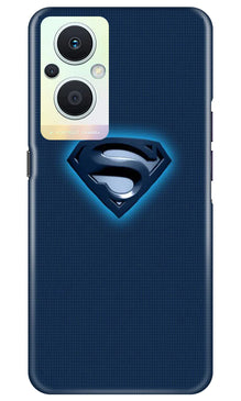Superman Superhero Mobile Back Case for Oppo F21 Pro 5G  (Design - 117)