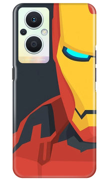 Iron Man Superhero Mobile Back Case for Oppo F21 Pro 5G  (Design - 120)