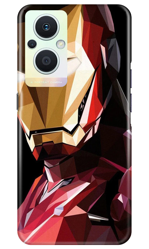 Iron Man Superhero Case for Oppo F21 Pro 5G  (Design - 122)