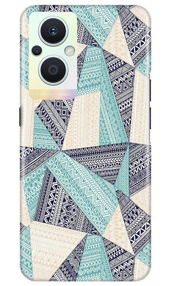Desingner Pattern Case for Oppo F21 Pro 5G  (Design - 123)