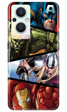 Avengers Superhero Mobile Back Case for Oppo F21 Pro 5G  (Design - 124)