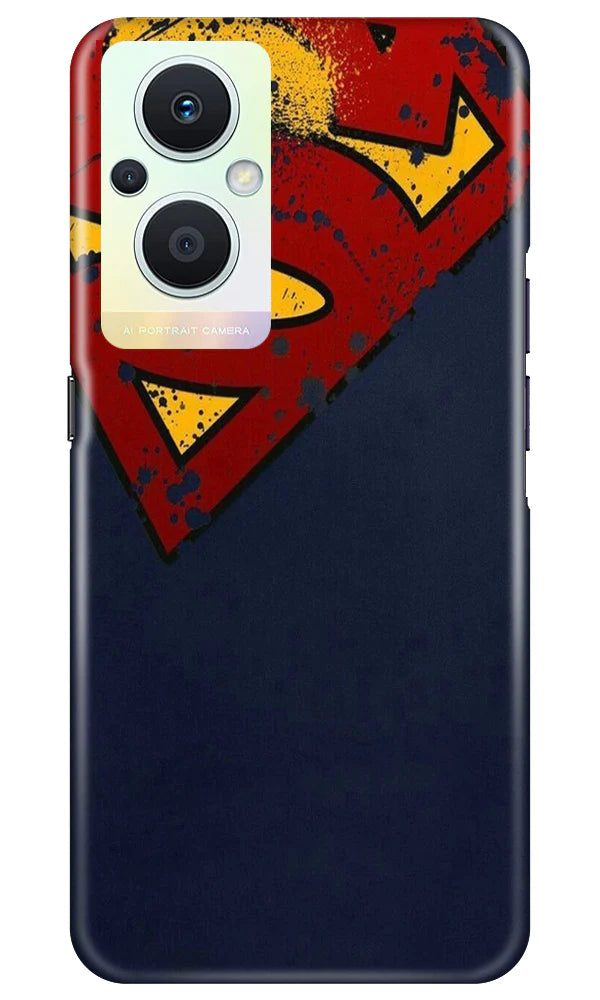 Superman Superhero Case for Oppo F21 Pro 5G  (Design - 125)