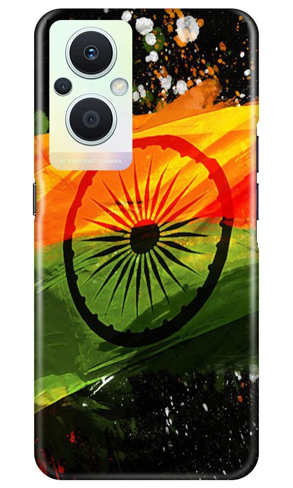 Indian Flag Case for Oppo F21 Pro 5G  (Design - 137)