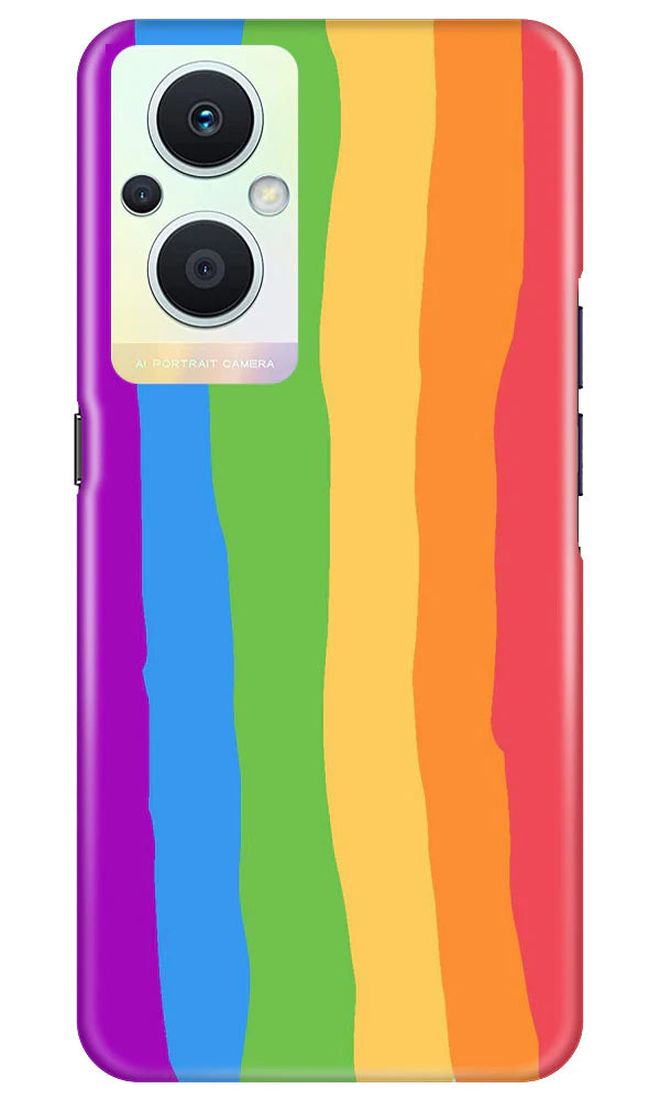 Multi Color Baground Case for Oppo F21 Pro 5G  (Design - 139)