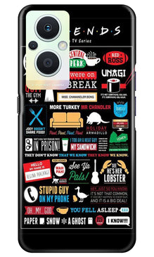 Friends Mobile Back Case for Oppo F21 Pro 5G  (Design - 145)