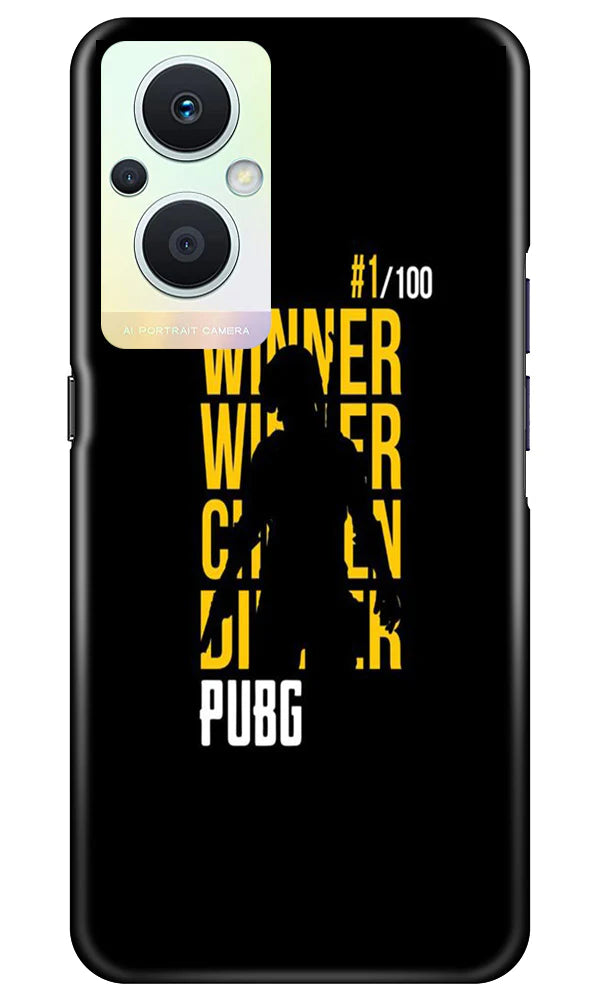 Pubg Winner Winner Case for Oppo F21 Pro 5G  (Design - 146)