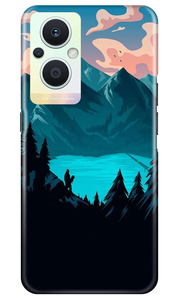 Mountains Case for Oppo F21 Pro 5G (Design - 155)