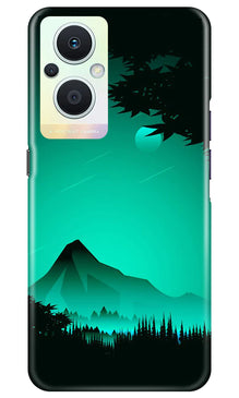 Moon Mountain Mobile Back Case for Oppo F21 Pro 5G (Design - 173)