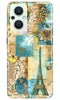 Travel Eiffel Tower Case for Oppo F21 Pro 5G (Design No. 175)