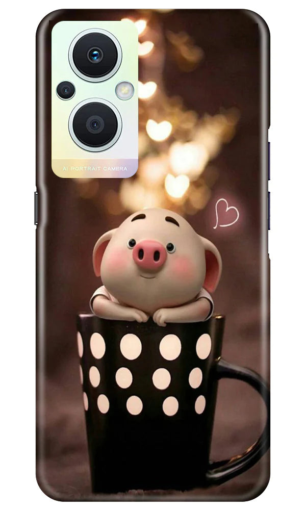 Cute Bunny Case for Oppo F21 Pro 5G (Design No. 182)