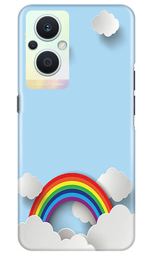 Rainbow Mobile Back Case for Oppo F21 Pro 5G (Design - 194)