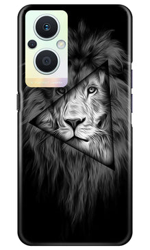 Lion Star Mobile Back Case for Oppo F21 Pro 5G (Design - 195)