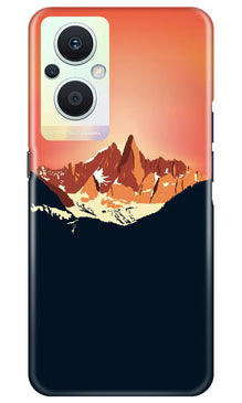 Mountains Mobile Back Case for Oppo F21 Pro 5G (Design - 196)