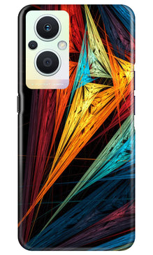 Modern Art Mobile Back Case for Oppo F21 Pro 5G (Design - 198)