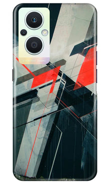 Modern Art Mobile Back Case for Oppo F21 Pro 5G (Design - 200)