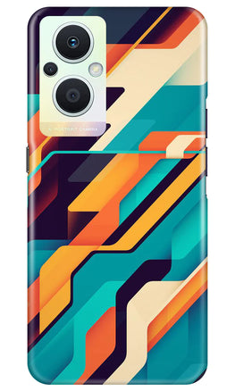 Modern Art Case for Oppo F21 Pro 5G (Design No. 202)
