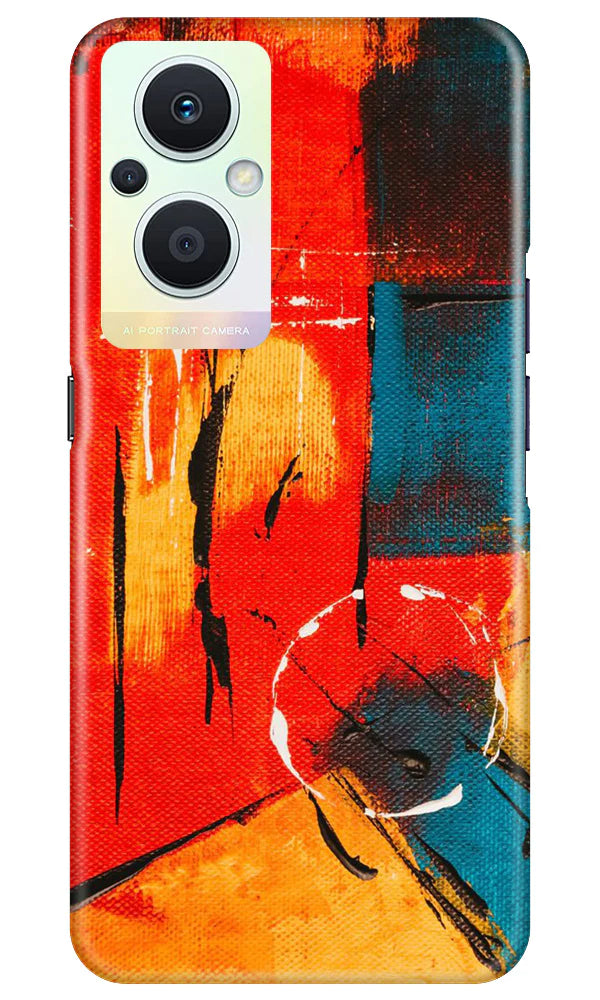 Modern Art Case for Oppo F21 Pro 5G (Design No. 208)