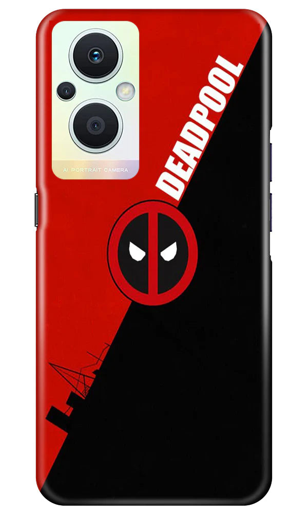 Deadpool Case for Oppo F21 Pro 5G (Design No. 217)