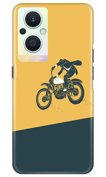 Bike Lovers Mobile Back Case for Oppo F21 Pro 5G (Design - 225)