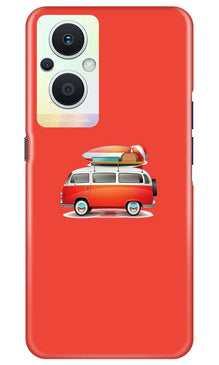 Travel Bus Mobile Back Case for Oppo F21 Pro 5G (Design - 227)