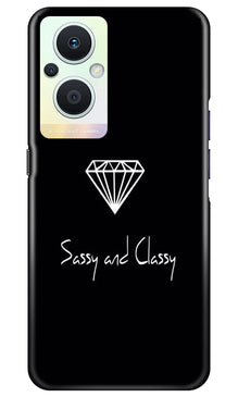 Sassy and Classy Mobile Back Case for Oppo F21 Pro 5G (Design - 233)