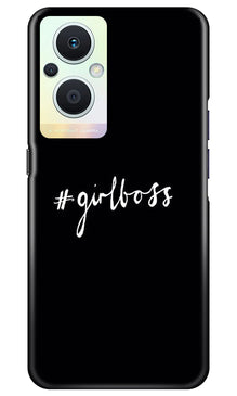 #GirlBoss Mobile Back Case for Oppo F21 Pro 5G (Design - 235)
