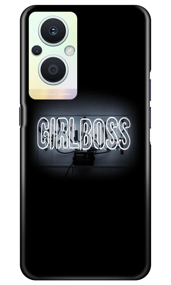 Girl Boss Black Case for Oppo F21 Pro 5G (Design No. 237)