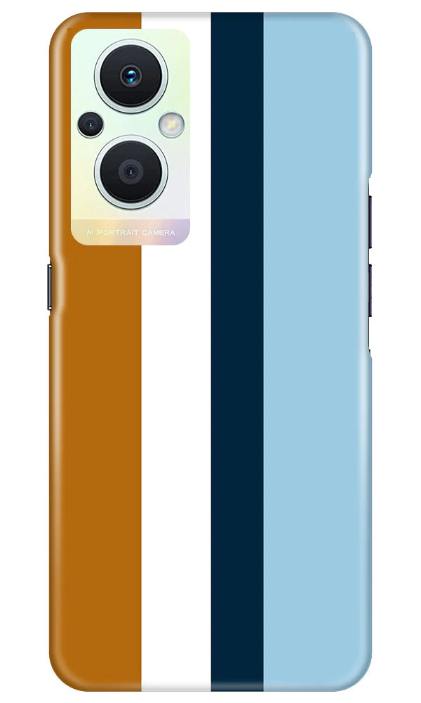 Diffrent Four Color Pattern Case for Oppo F21 Pro 5G (Design No. 244)