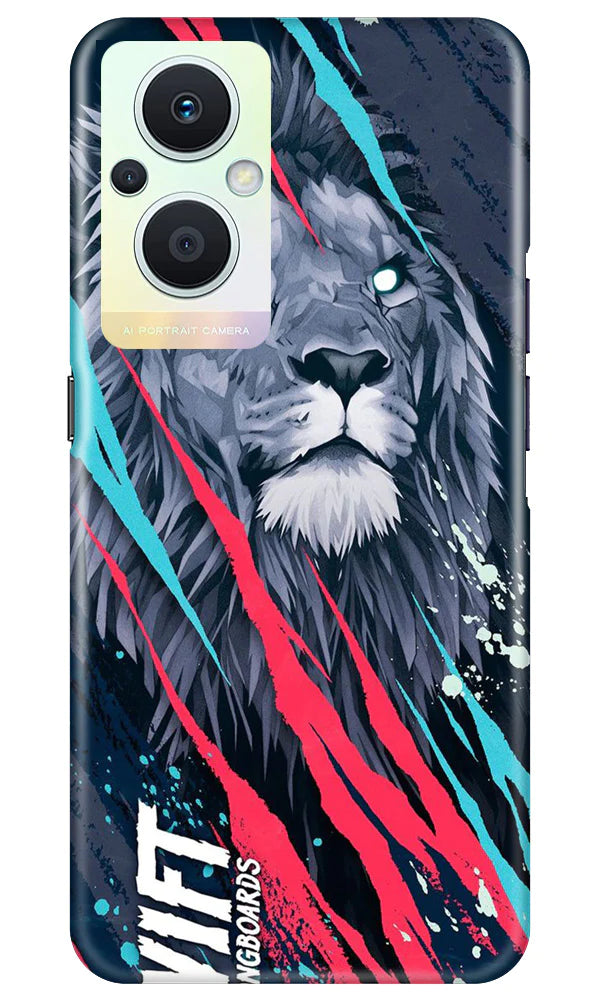 Lion Case for Oppo F21 Pro 5G (Design No. 247)
