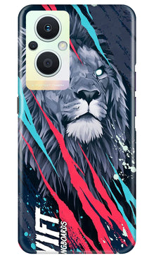 Lion Mobile Back Case for Oppo F21 Pro 5G (Design - 247)