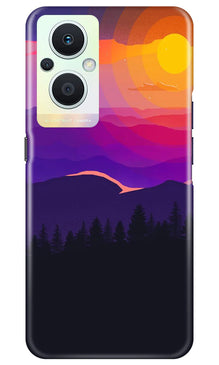 Sun Set Mobile Back Case for Oppo F21 Pro 5G (Design - 248)