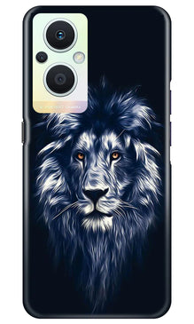 Lion Mobile Back Case for Oppo F21 Pro 5G (Design - 250)