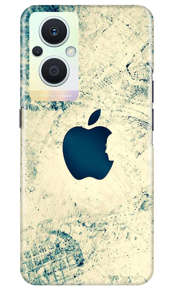 Apple Logo Case for Oppo F21 Pro 5G (Design No. 251)