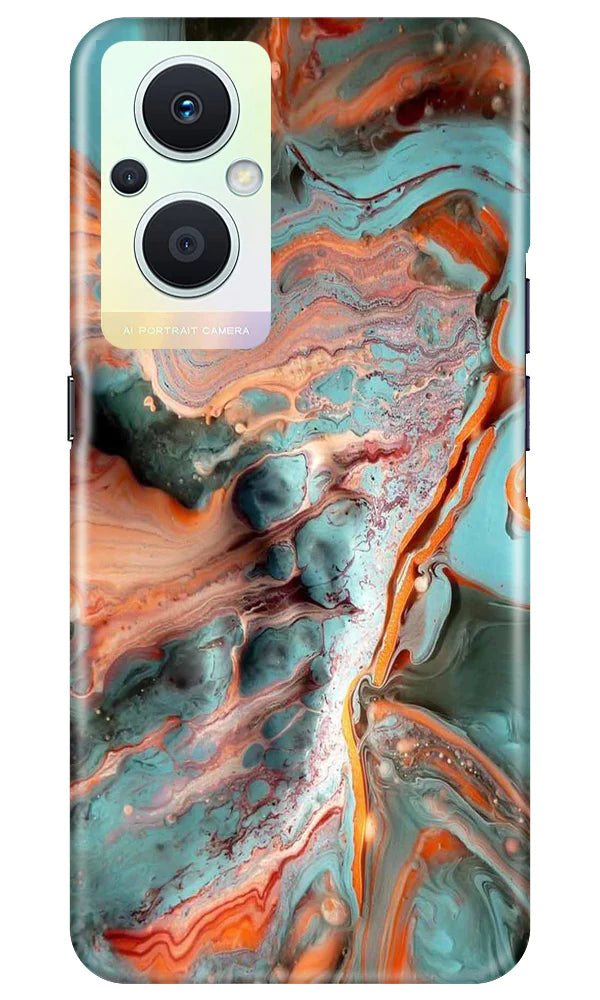 Marble Texture Mobile Back Case for Oppo F21 Pro 5G (Design - 271)