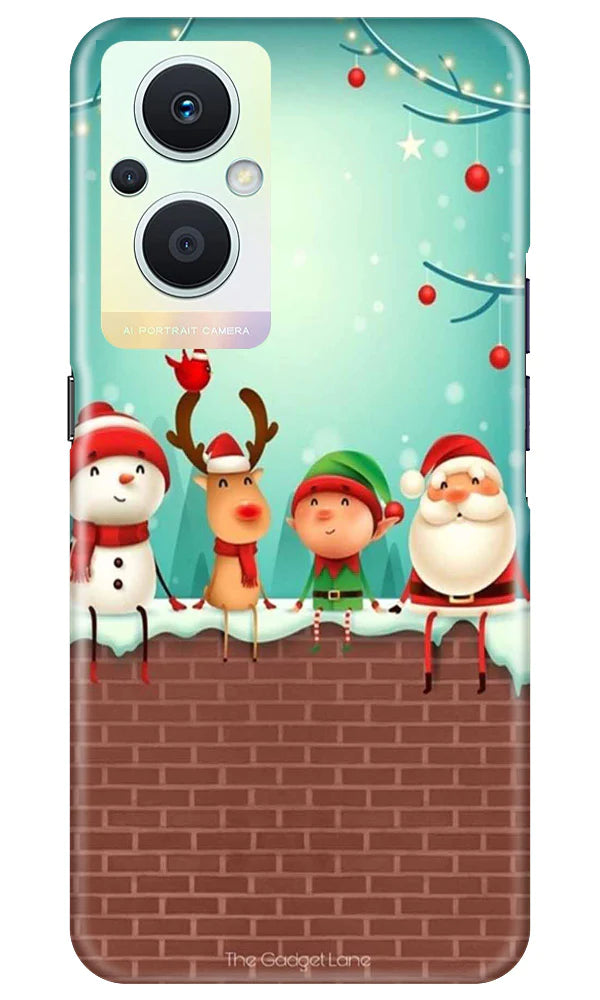 Santa Claus Mobile Back Case for Oppo F21 Pro 5G (Design - 296)