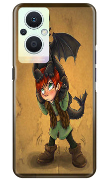 Dragon Mobile Back Case for Oppo F21 Pro 5G (Design - 298)
