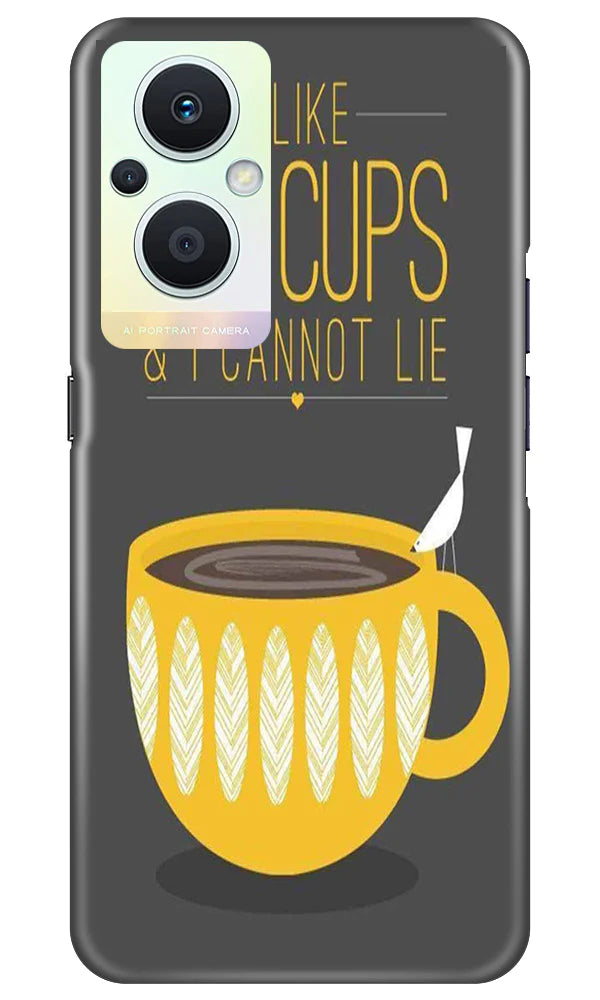 Big Cups Coffee Mobile Back Case for Oppo F21 Pro 5G (Design - 312)