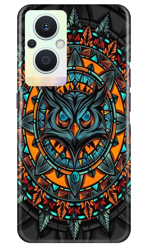 Owl Mobile Back Case for Oppo F21 Pro 5G (Design - 319)