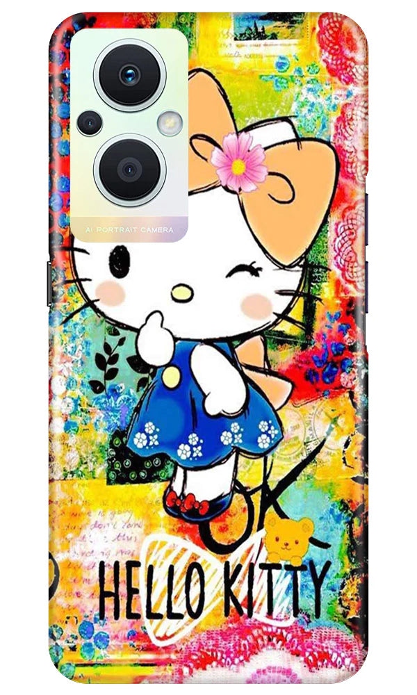 Hello Kitty Mobile Back Case for Oppo F21 Pro 5G (Design - 321)