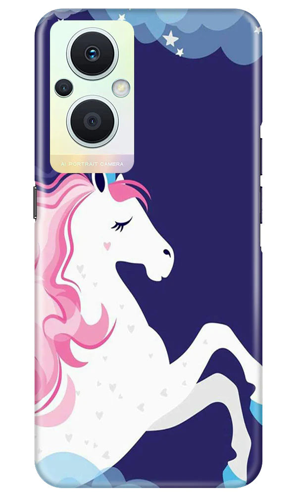 Unicorn Mobile Back Case for Oppo F21 Pro 5G (Design - 324)
