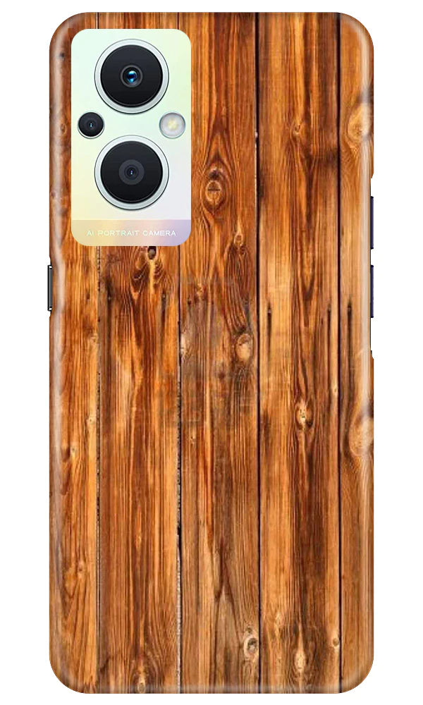 Wooden Texture Mobile Back Case for Oppo F21 Pro 5G (Design - 335)